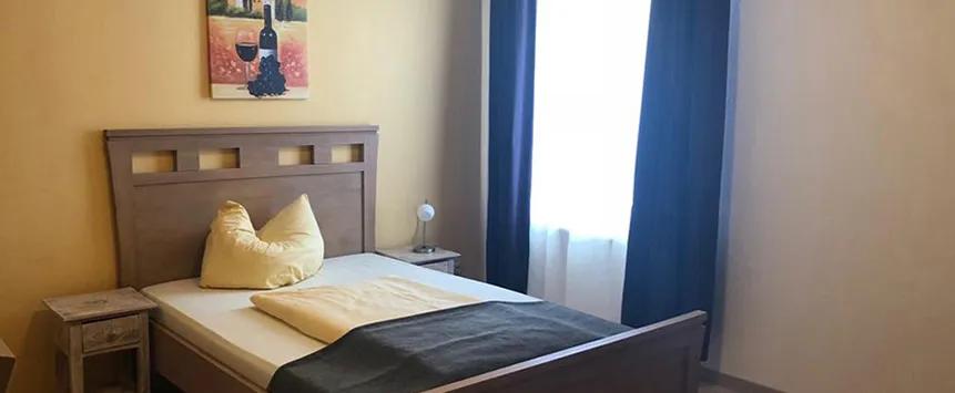 Einzelzimmer im Hotel Rabenstein